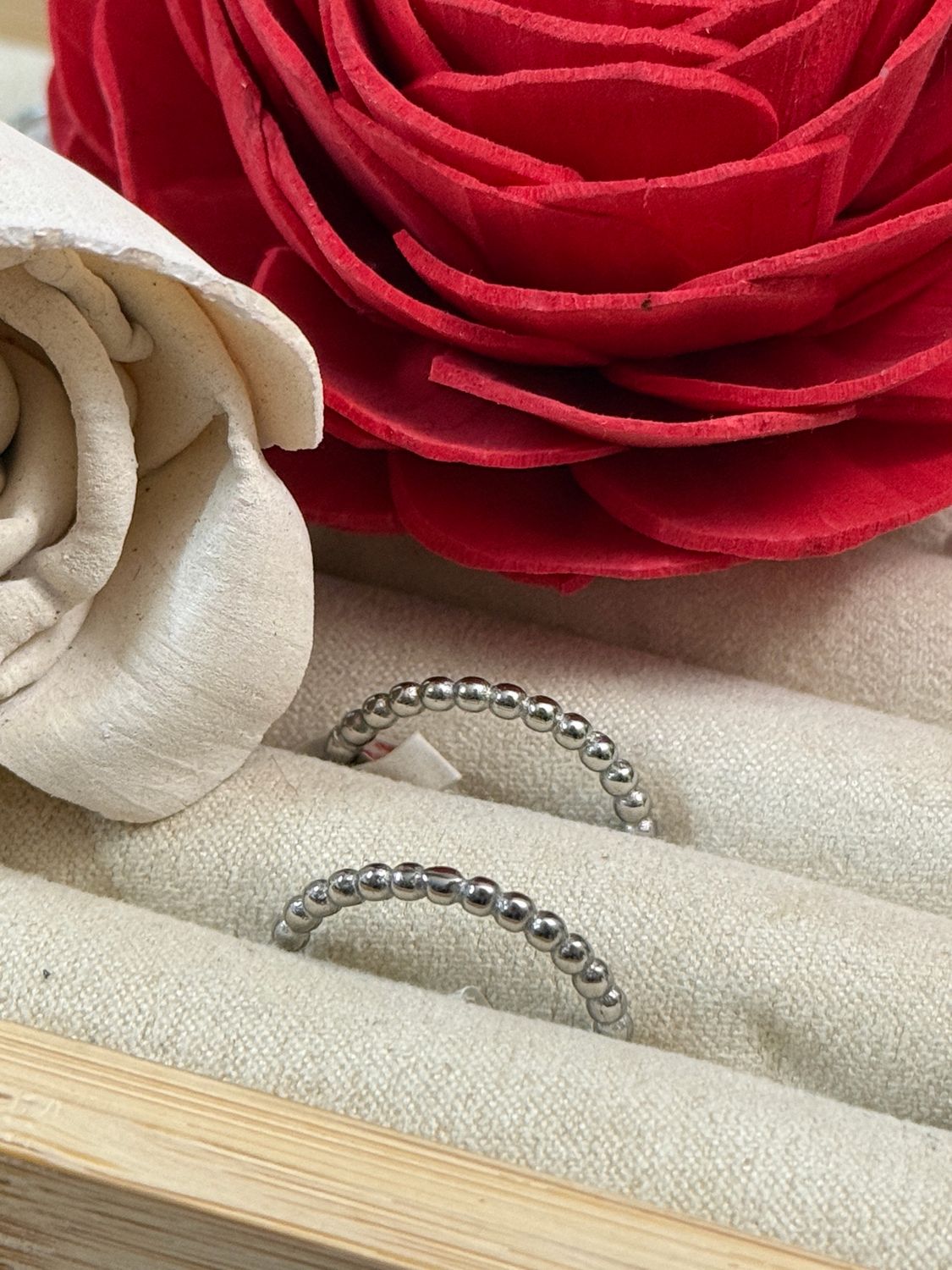 Beaded Spacer Stacking Rings