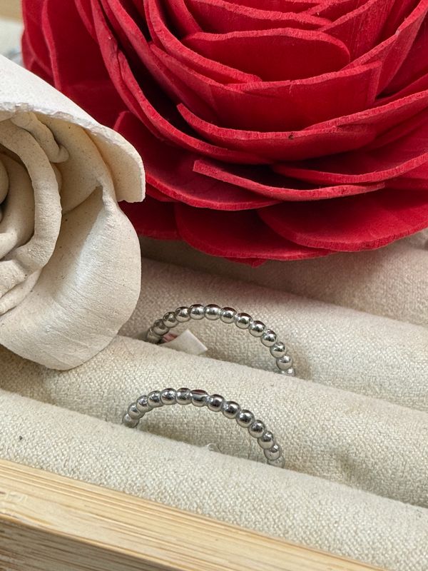 Beaded Spacer Stacking Rings