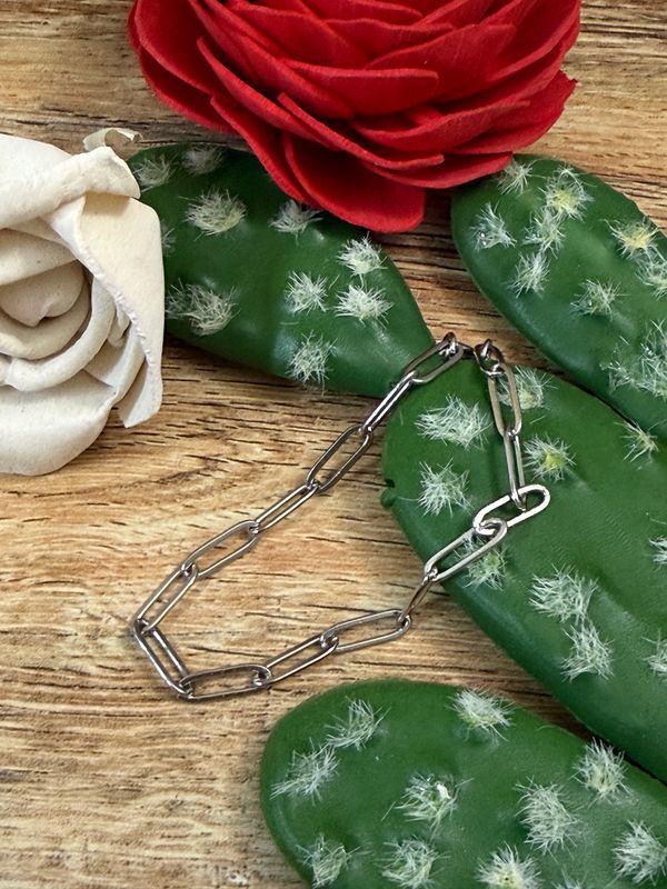 Paper Clip Bracelet Stainless Steel