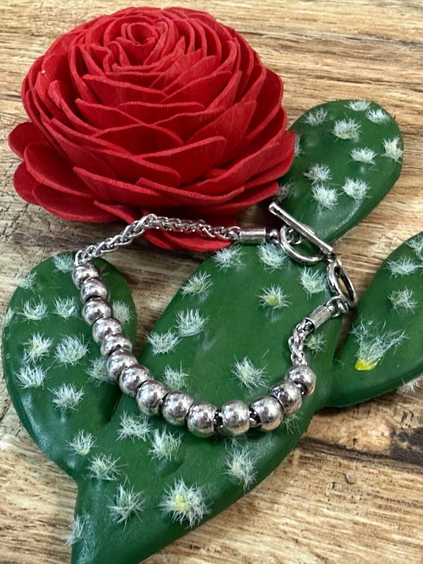 Beaded Toggle Bracelet