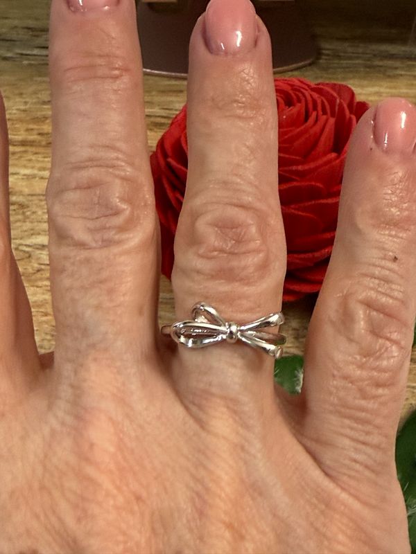 Bow Tie Bow Knot Ring Adjustable
