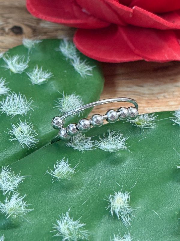 Beaded Anxiety Fidget Ring