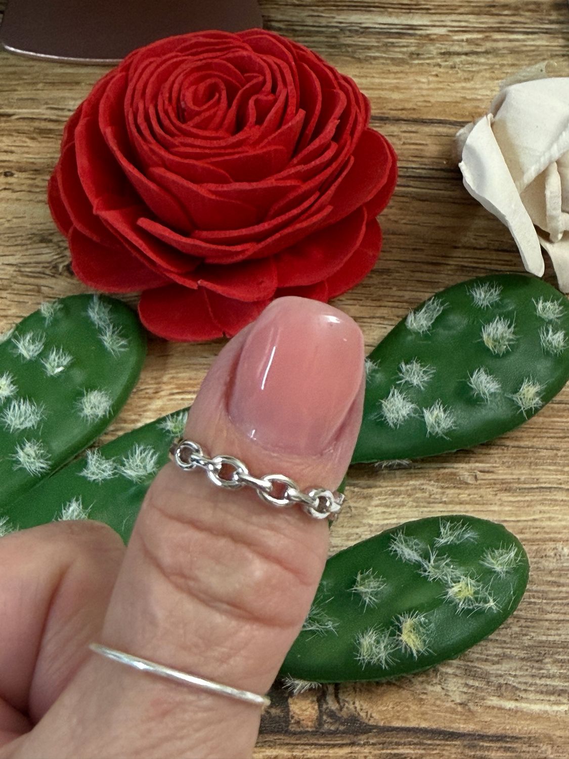 Stackable Chain Band Ring