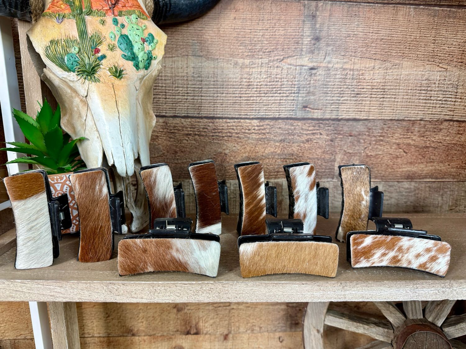 Cowhide Hair Clip Claws