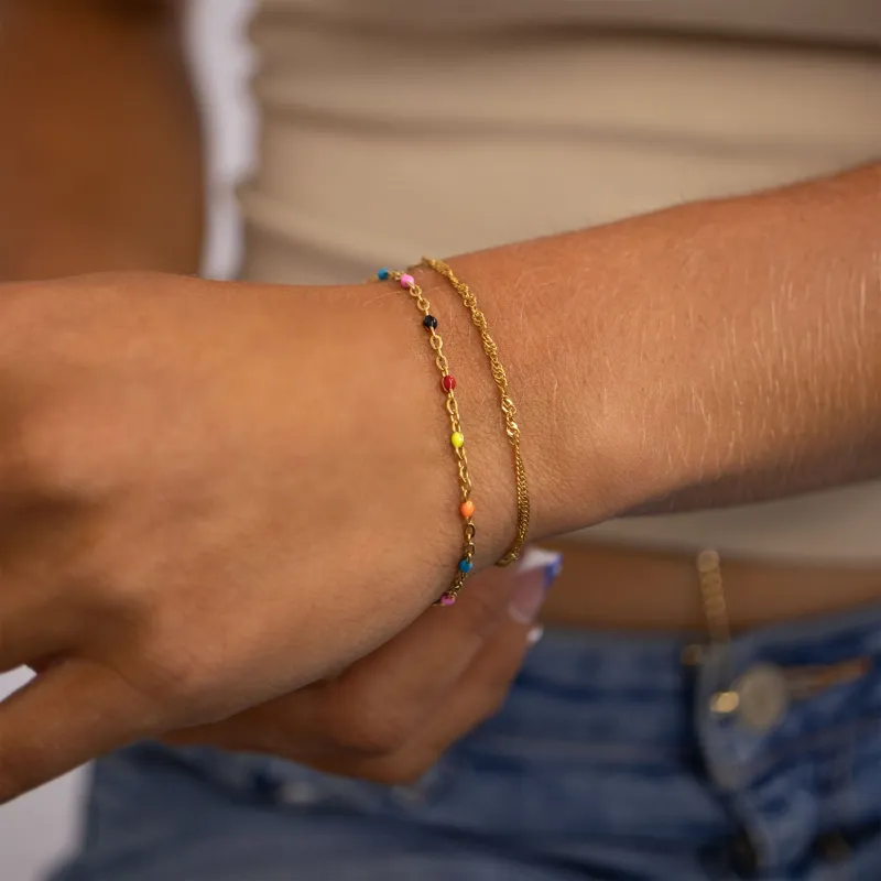 Gold Confetti Bracelet