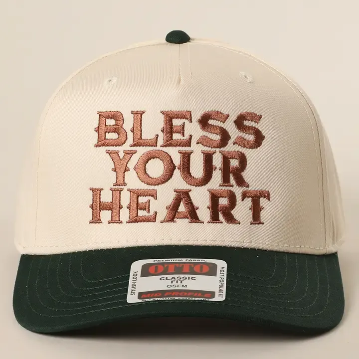 Bless Your Heart Embroidered Trucker Hat