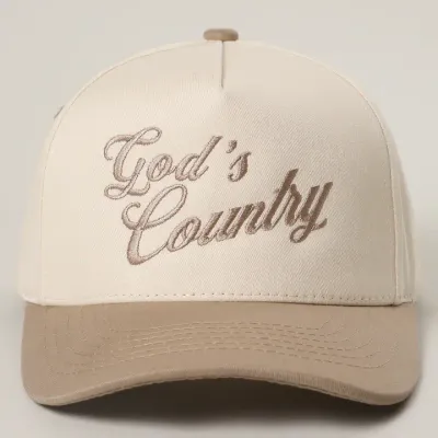 God's Country Embroidered Trucker Hat
