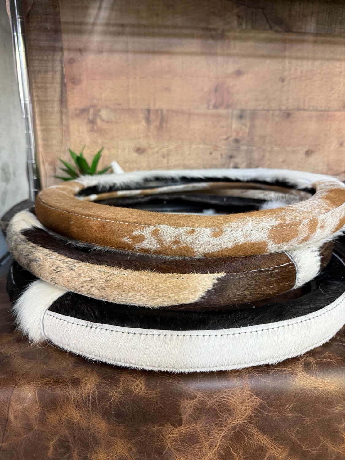 Genuine Cowhide Steering Wheel Covers