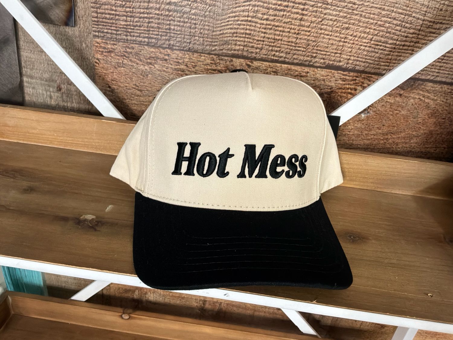 Hot Mess Embroidered Trucker Hat