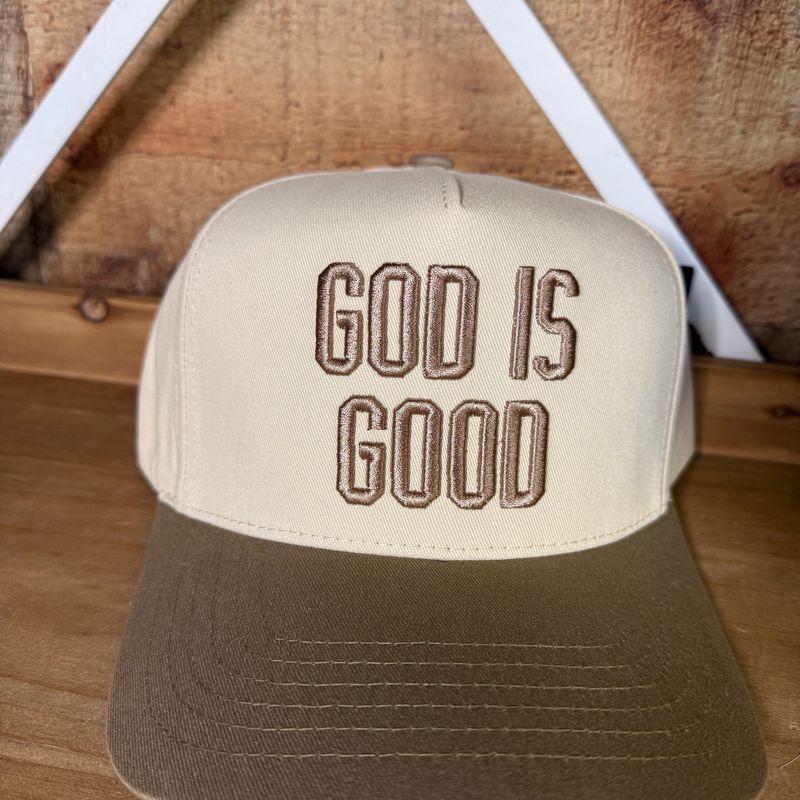 God is Good Embroidered Trucker Hat
