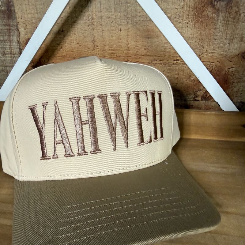Yahweh Embroidered Trucker Hat