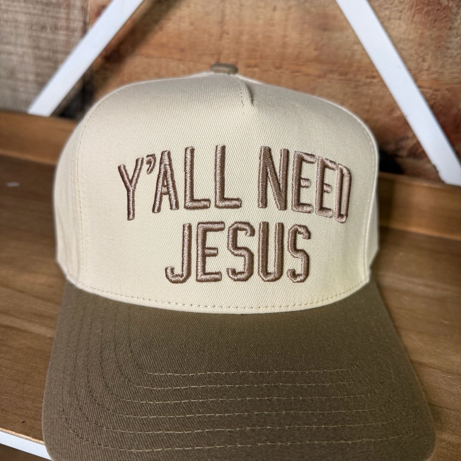 Y’all Need Jesus Embroidered Trucker Hat