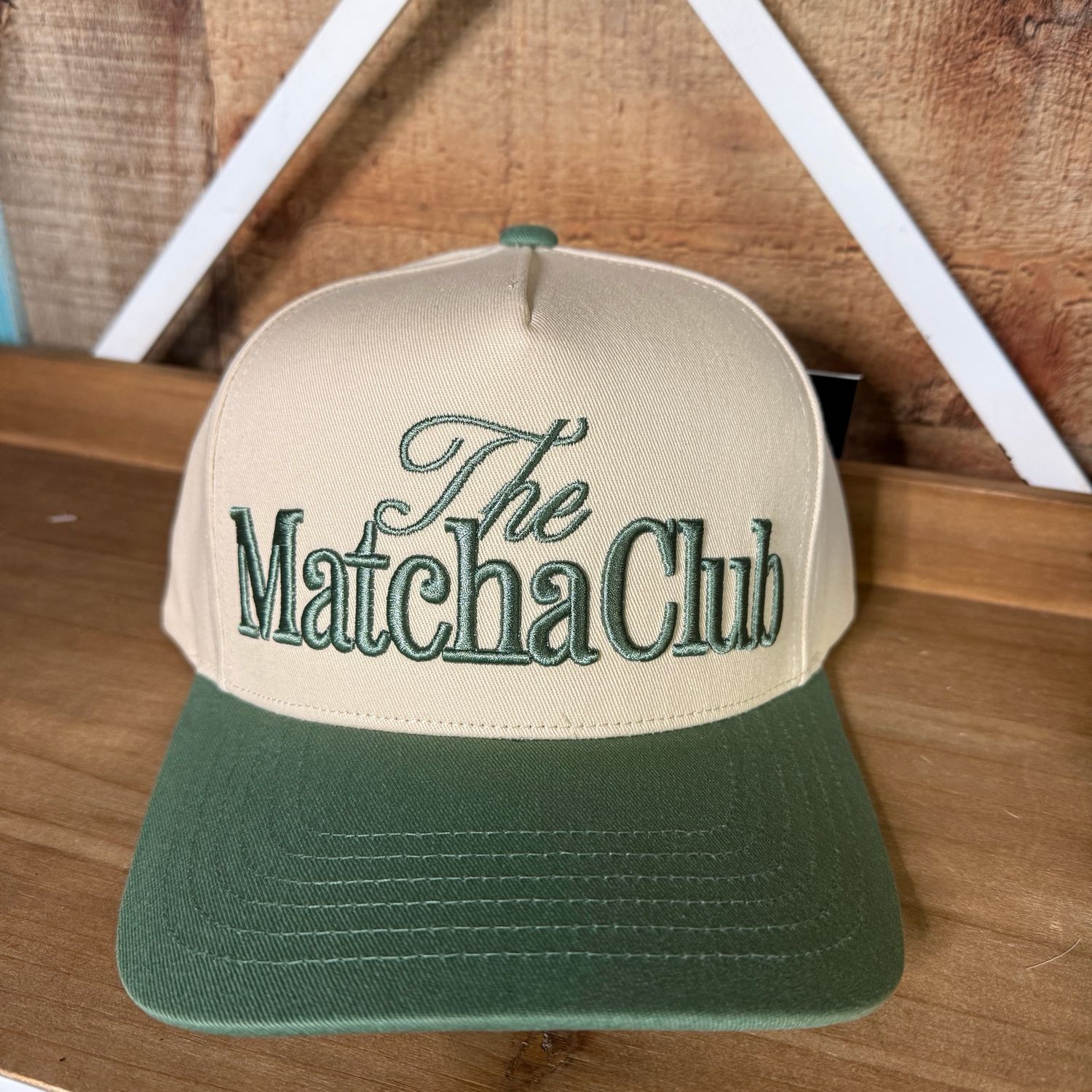 Matcha Club Embroidered Trucker Hat