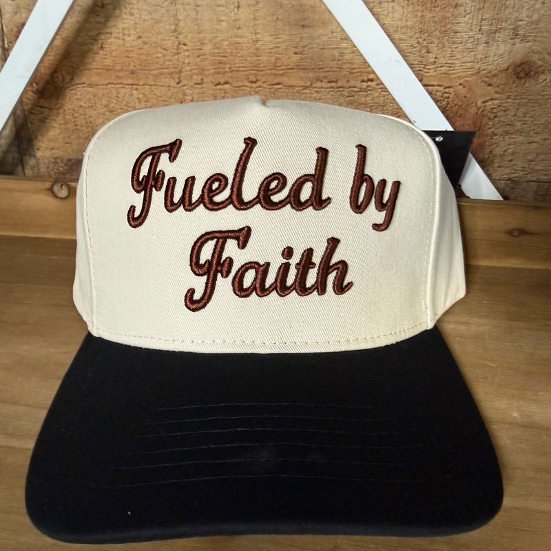 Fueled by Faith Embroidered Trucker Hat