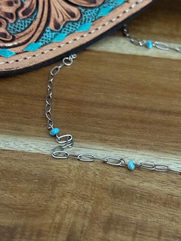 Turquoise Accent Layering Western Necklace
