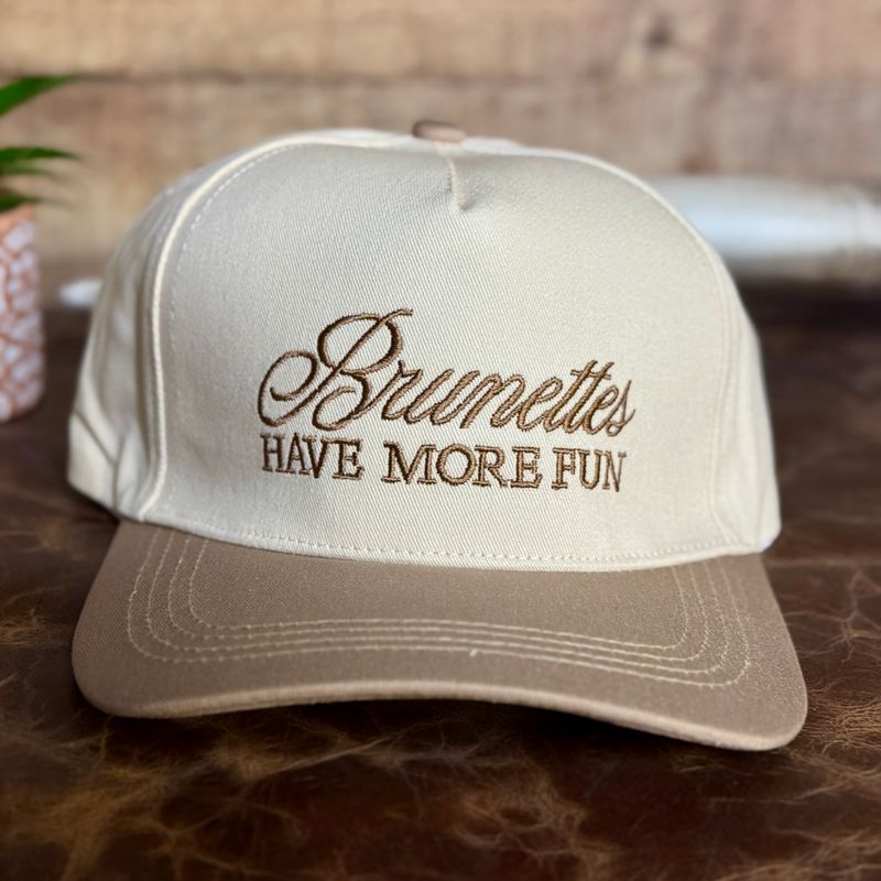 Brunette’s Have More Fun Embroidered Trucker Hat