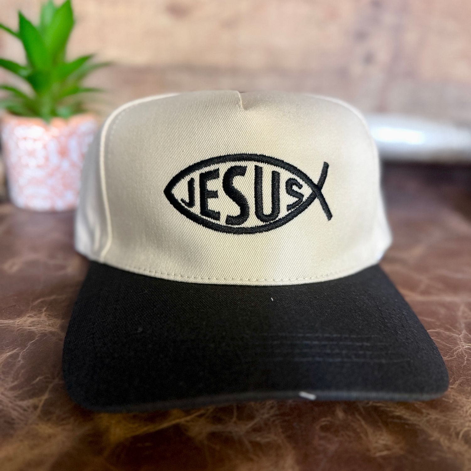 Jesus Embroidered Trucker Hat