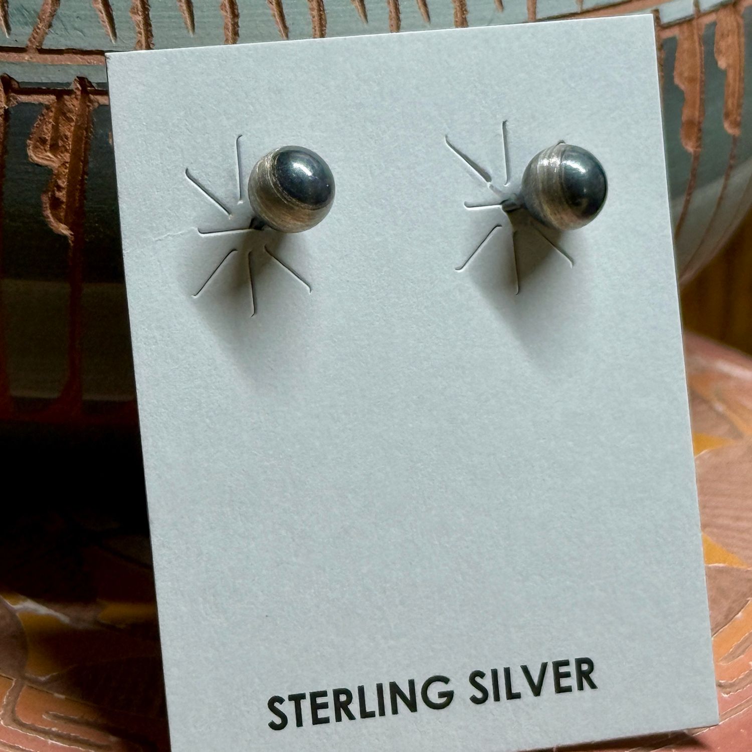 Sterling Silver 6mm Bead Earrings