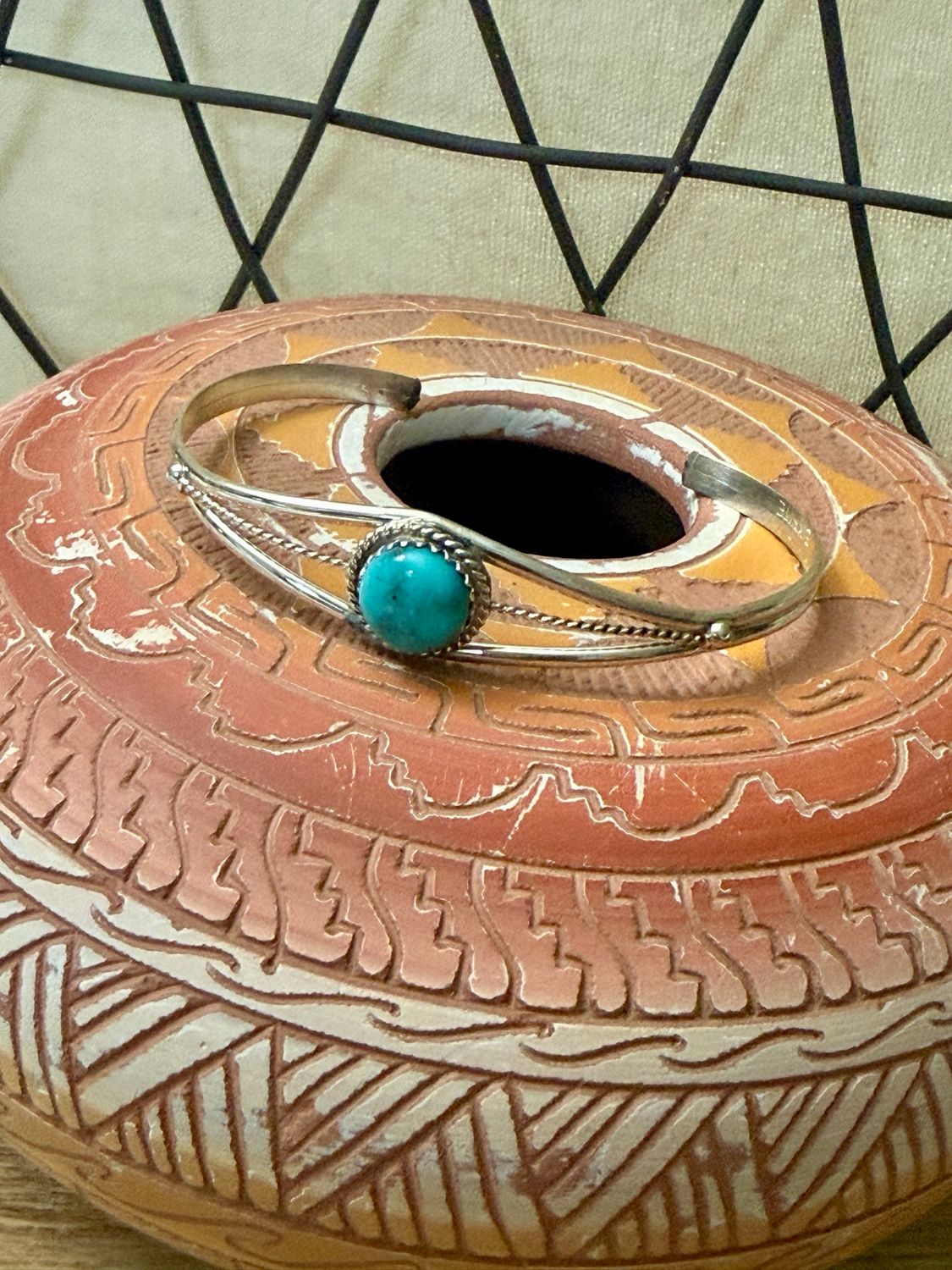 Turquoise Horizon Cuff Bracelet