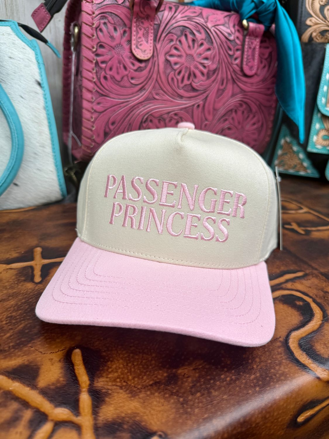 Passenger Princess Pink Embroidered Trucker Hat