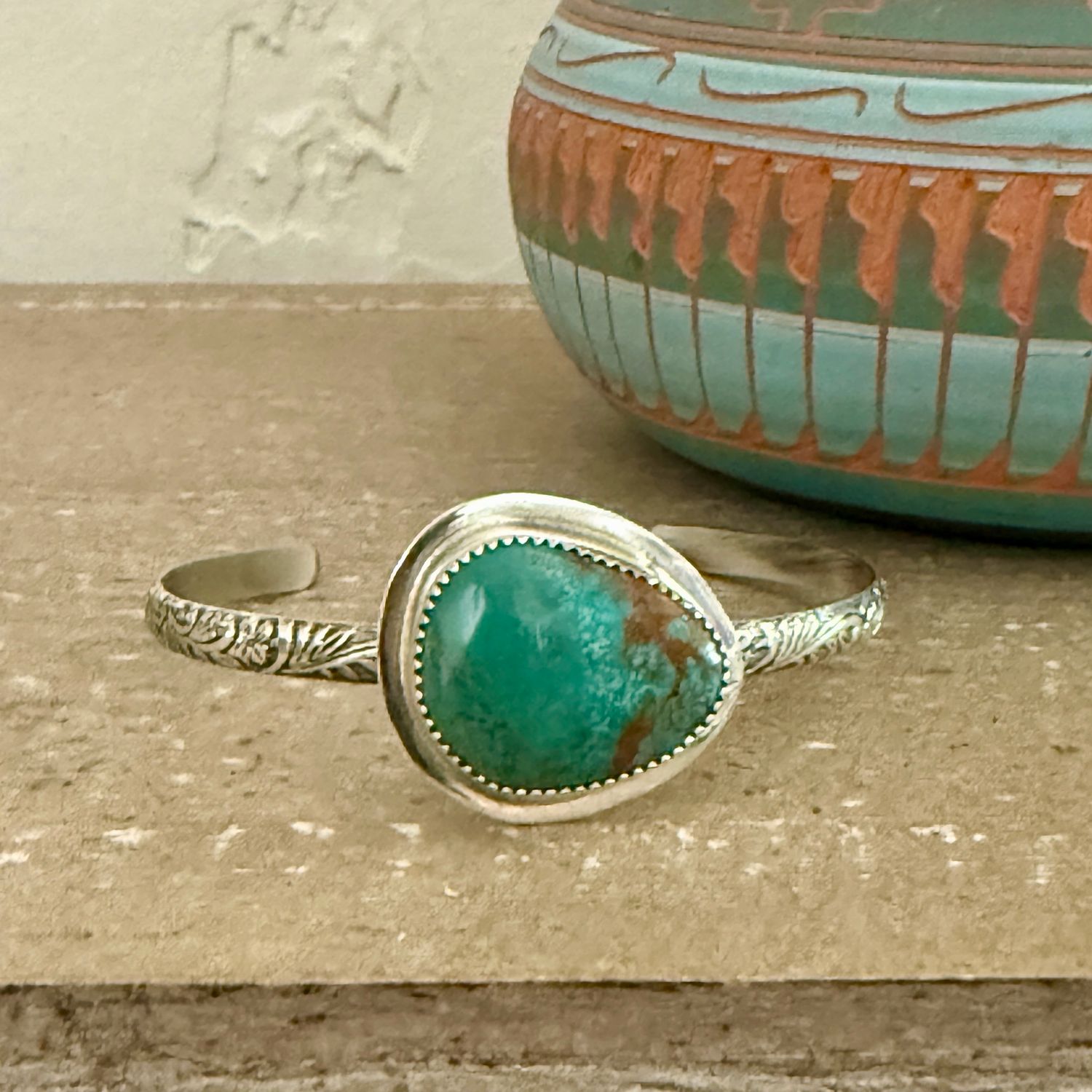 Royston Tooled Cuff Bracelet A