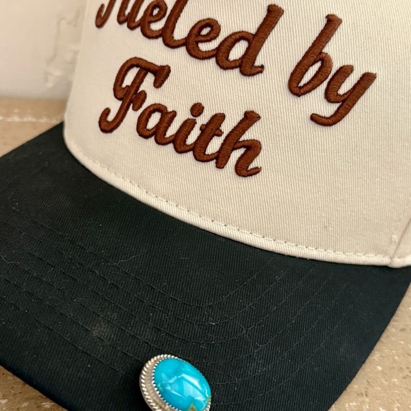 Turquoise Hat Charm Clips