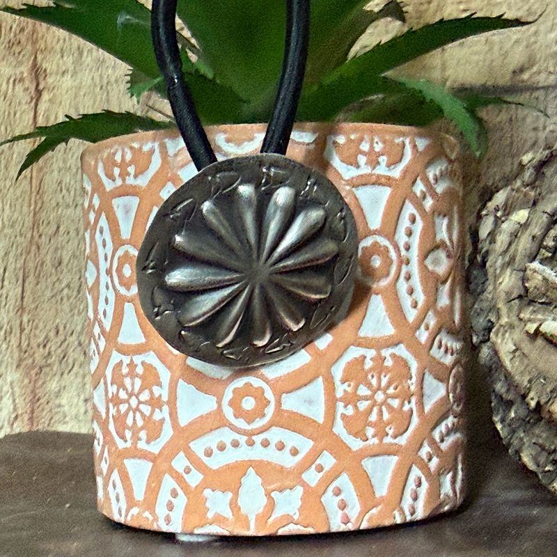 Silver Concho Hairtie