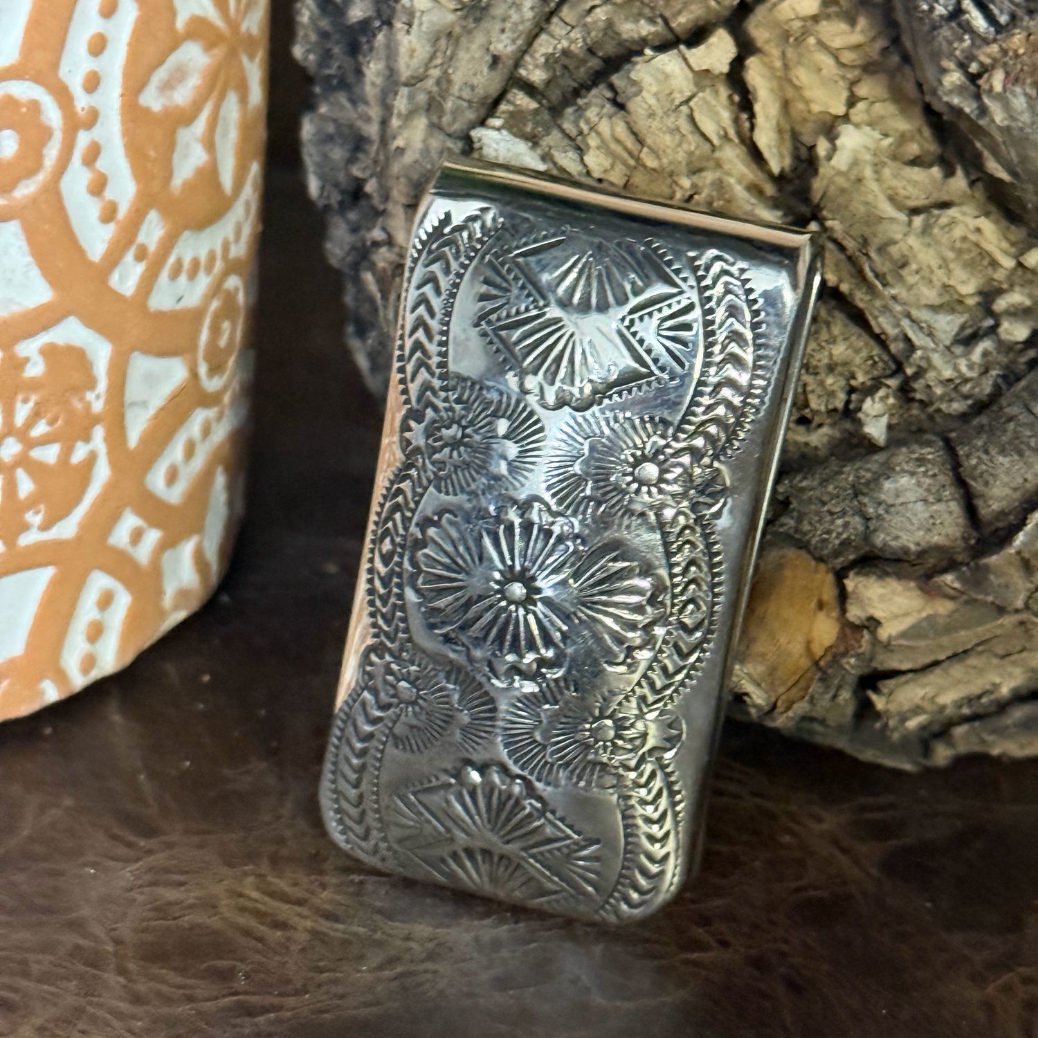 Sterling Stamped Money Clip