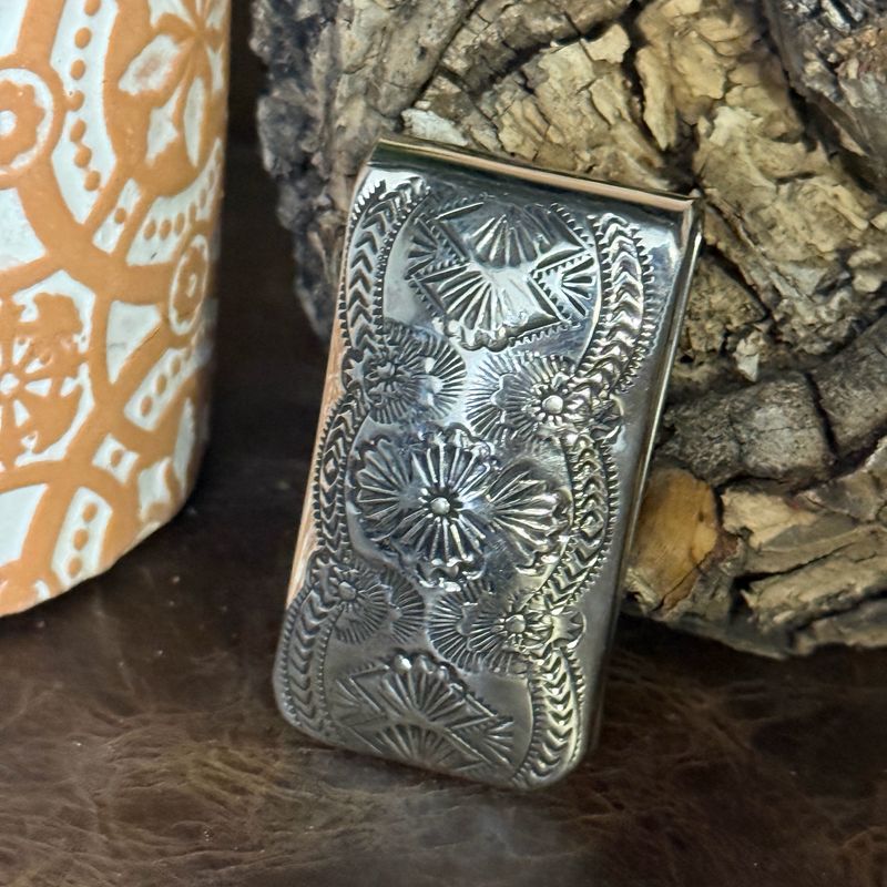 Sterling Stamped Money Clip