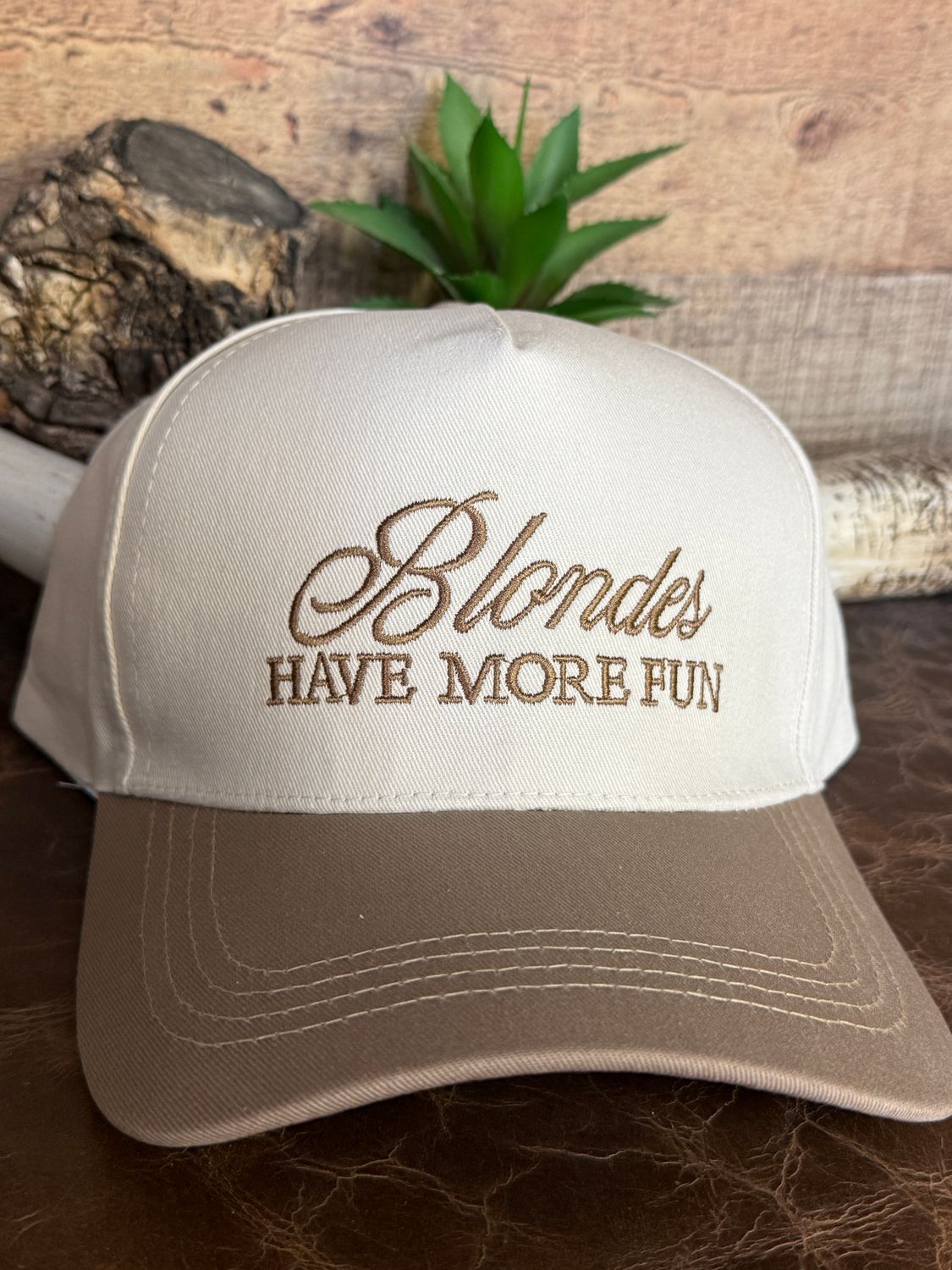 Blonde's Have More Fun Embroidered Trucker Hat
