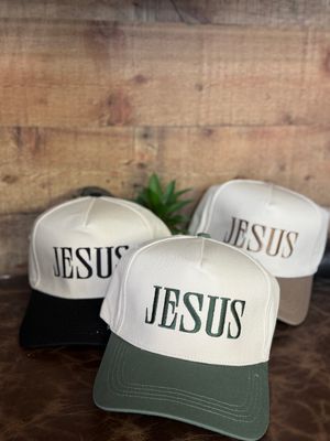 JESUS Embroidered Trucker Hat