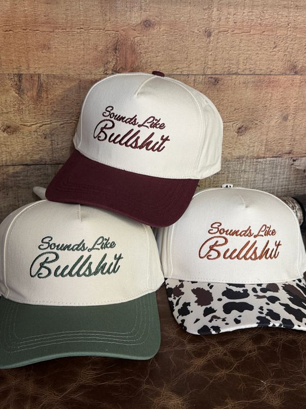 Sounds Like Bullsh*t Embroidered Trucker Hat