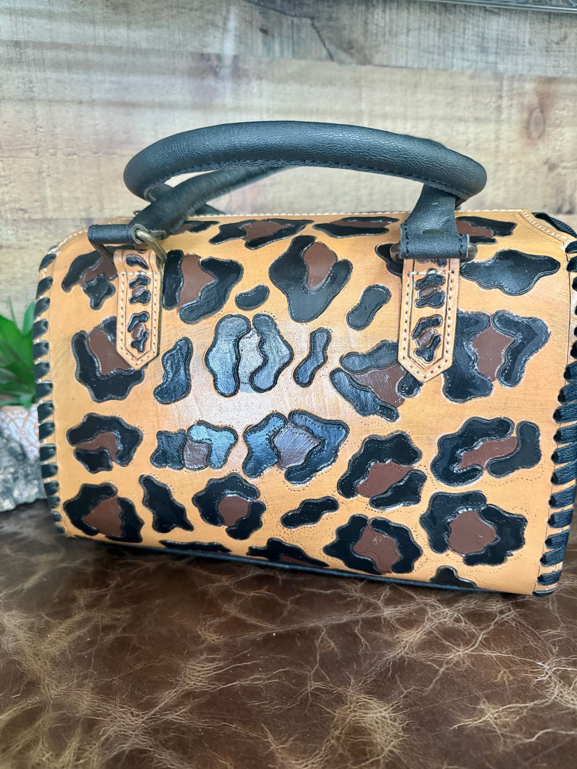 Medium Leopard Speedy Bag
