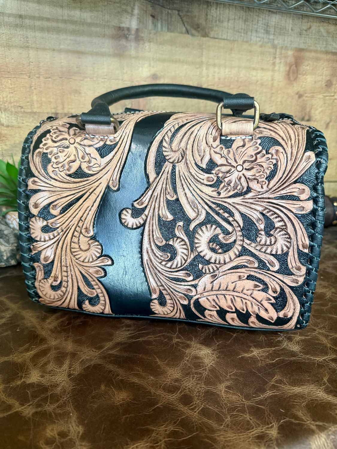 Medium Speedy Leather Accented Speedy Bag