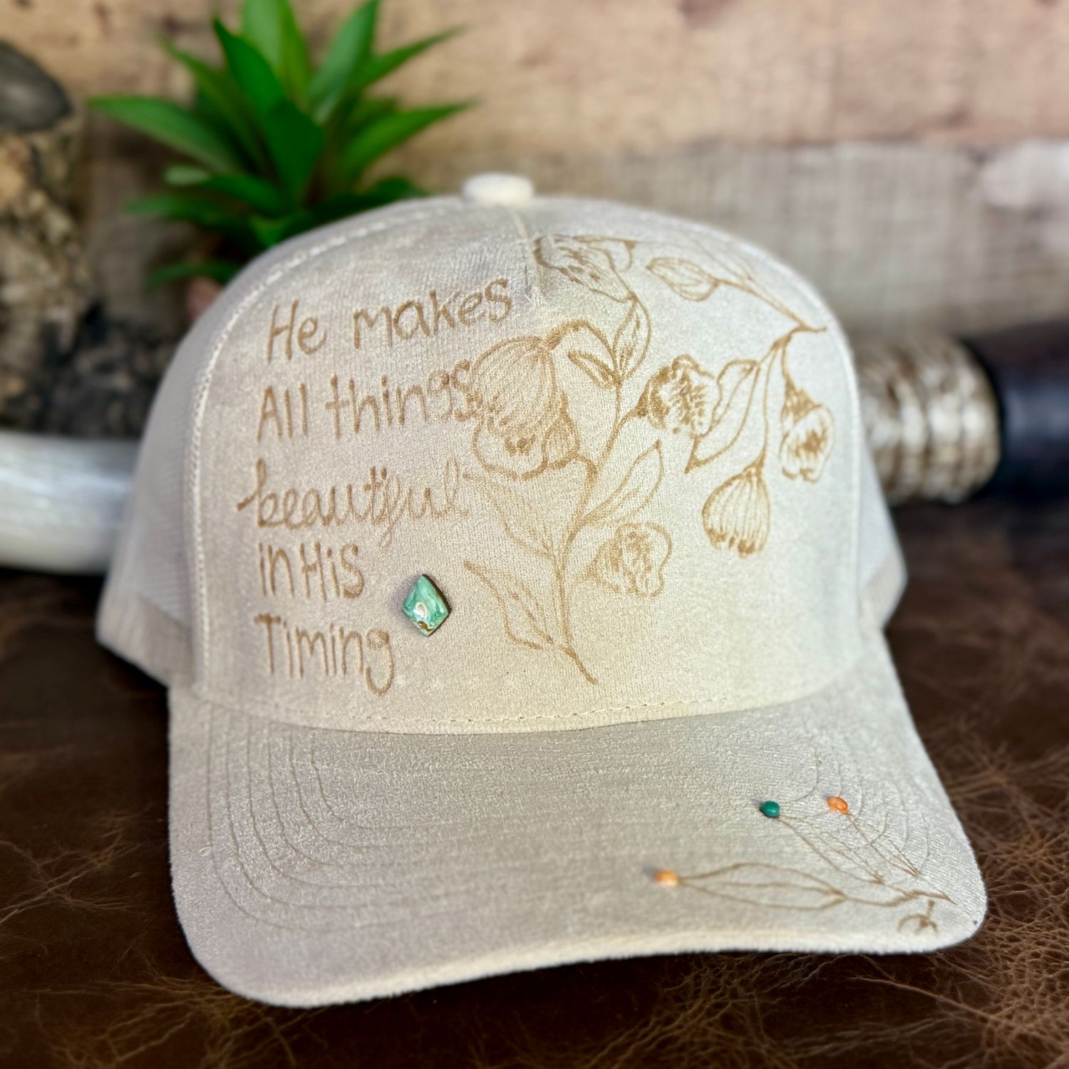 He Makes All Things Burned Trucker Hat