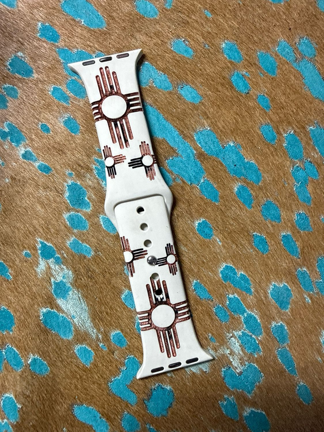 38-41 Bone Copper Black Zia Band
