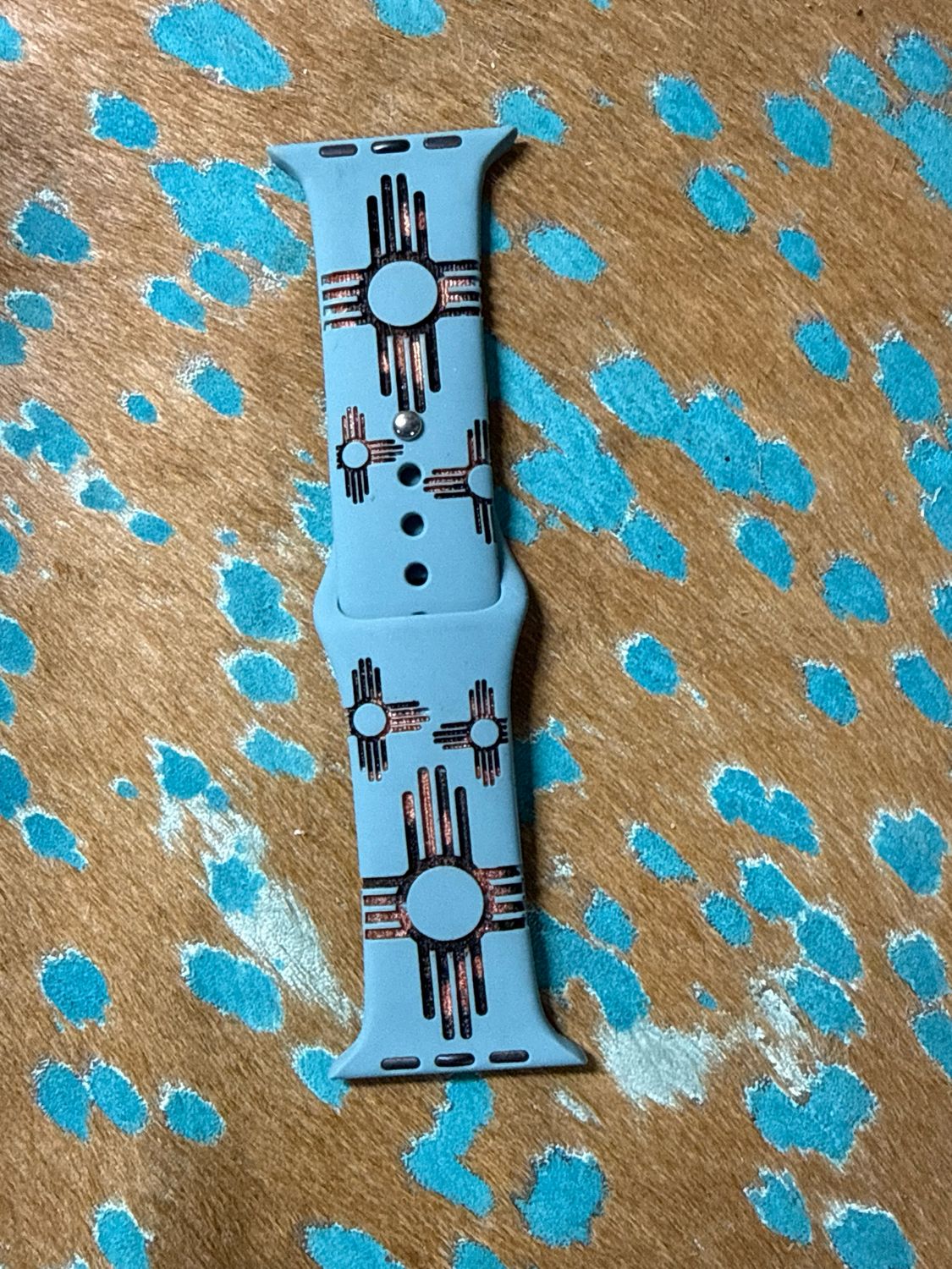 42-45 Teal Band Black-Copper Zias