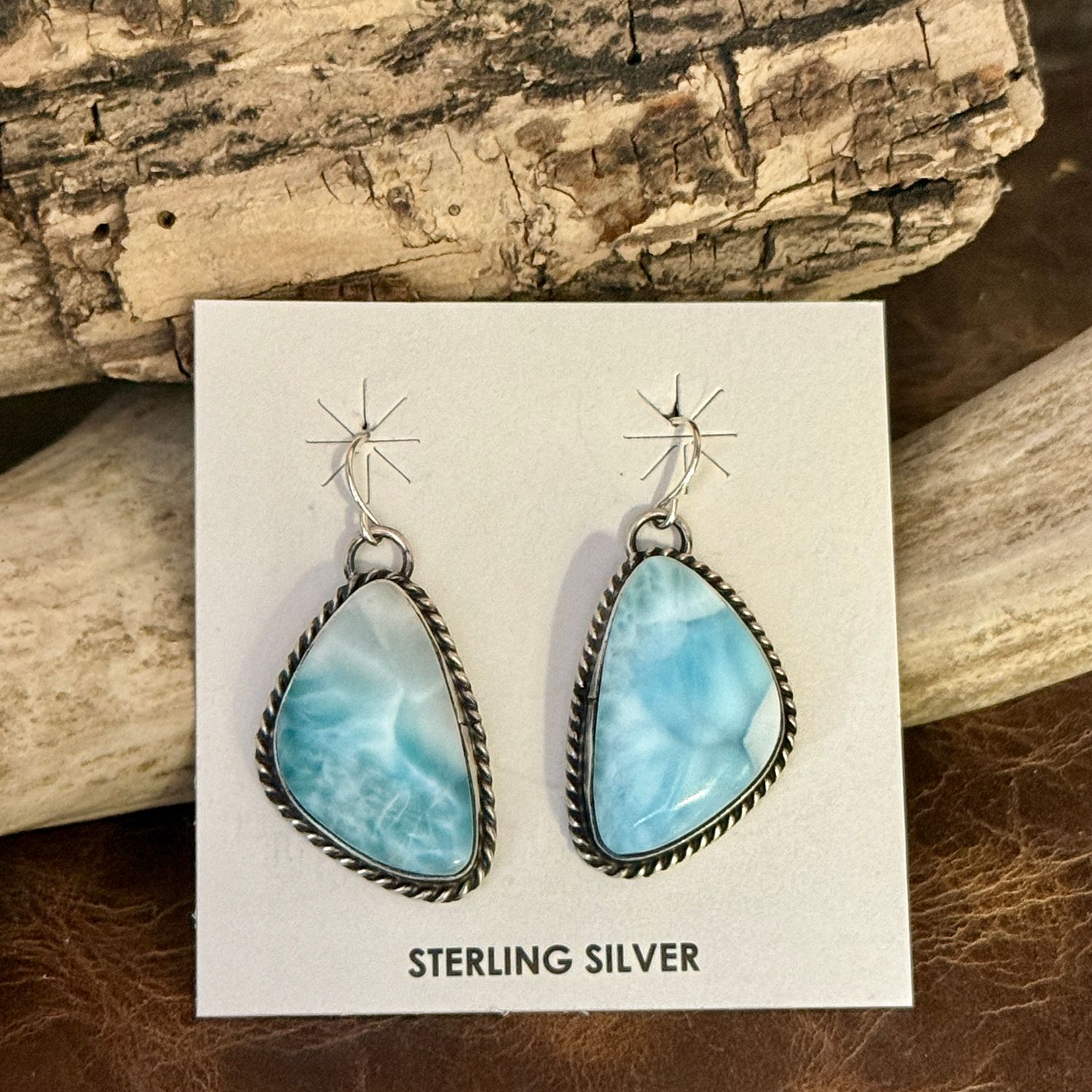 Larimar Earrings
