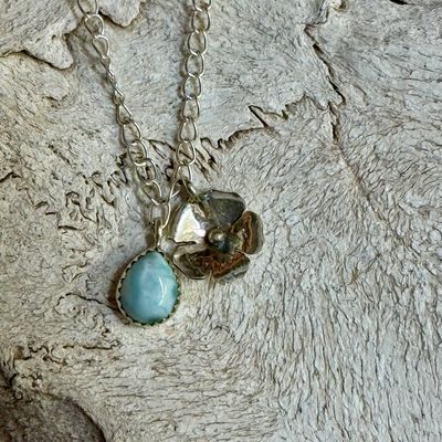 Golden Hills Flower Necklace