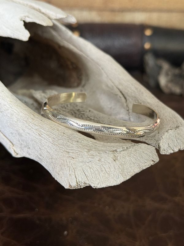 Sterling Stamped Bracelet
