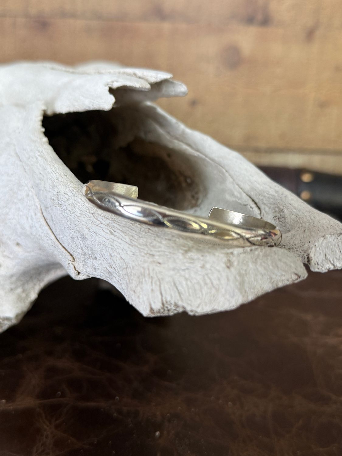 Silver Stamped Bracelet