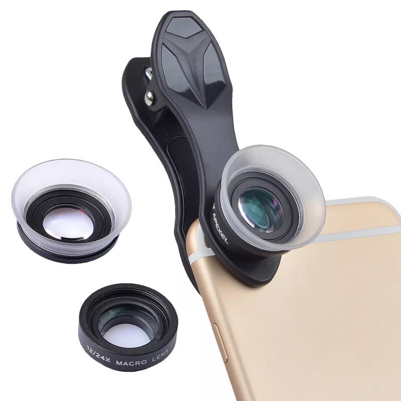 Apexel 12/24x Macro Clip-On Lens