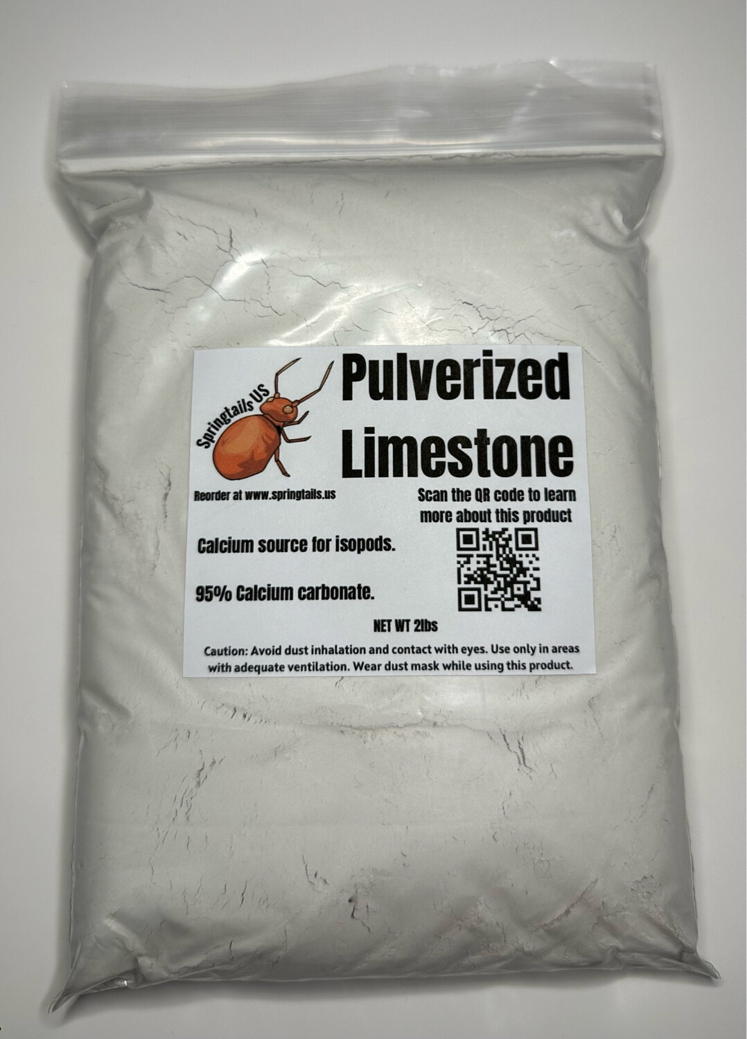1 Quart (2lbs) Pulverized Limestone