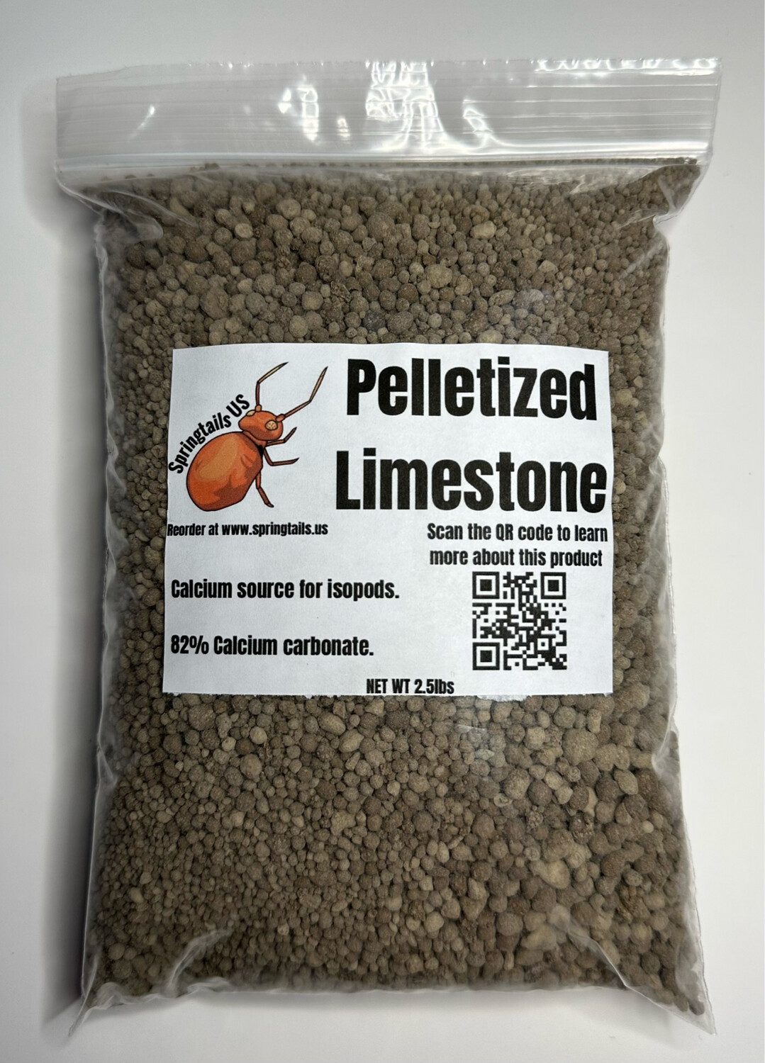 1 Quart (2.5lbs) Pelletized Limestone