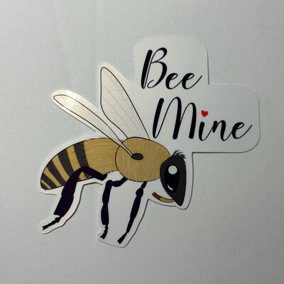 Bee Mine - Bee Sticker