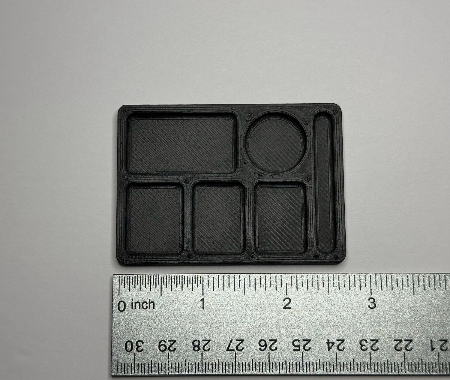 Black Lunch Tray Feeding Dish