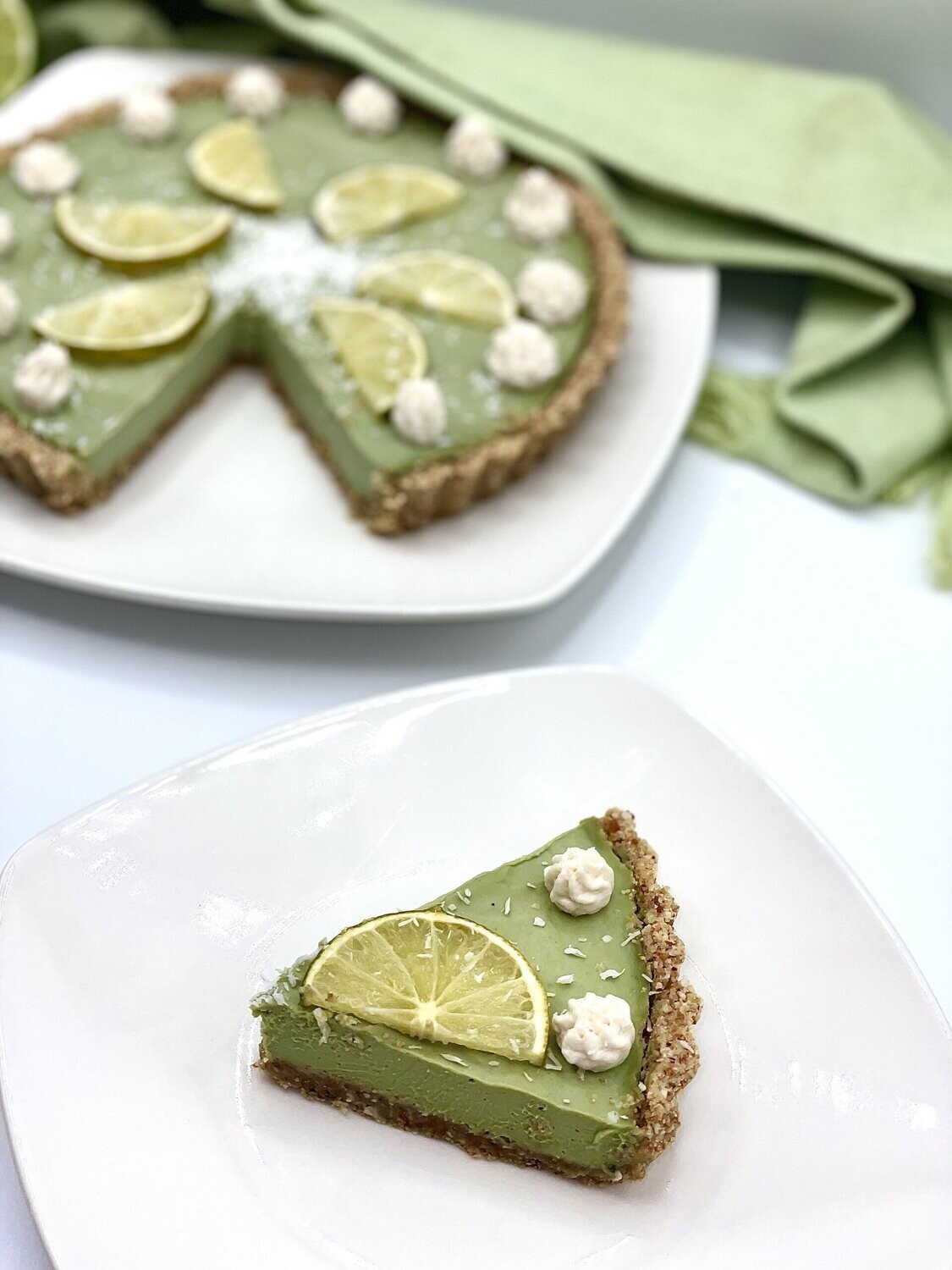 Avocado key lime pie