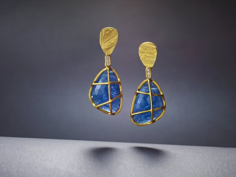 Caged Tanzanites