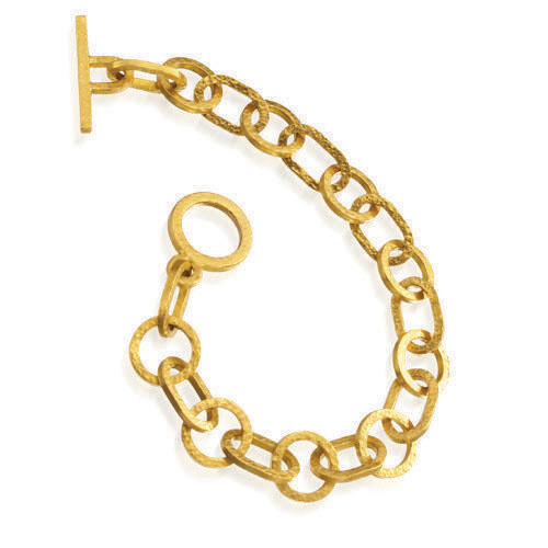 Oval and Round Link Bracelet