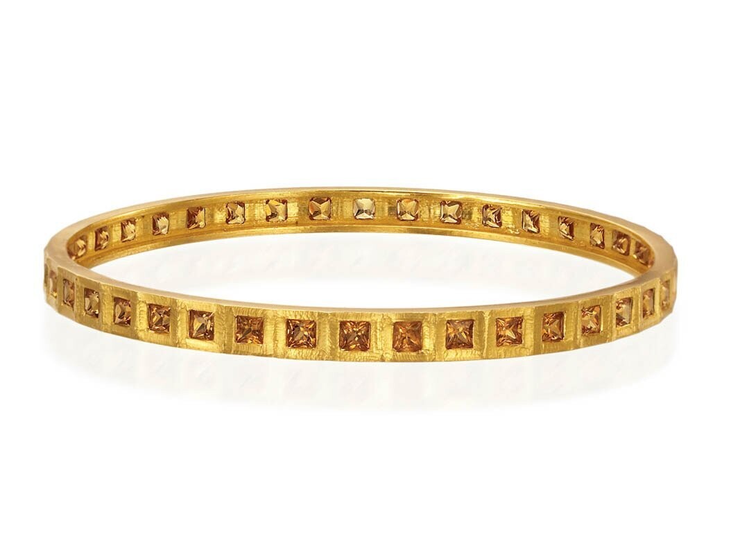 Mandarin Garnet Bangle
